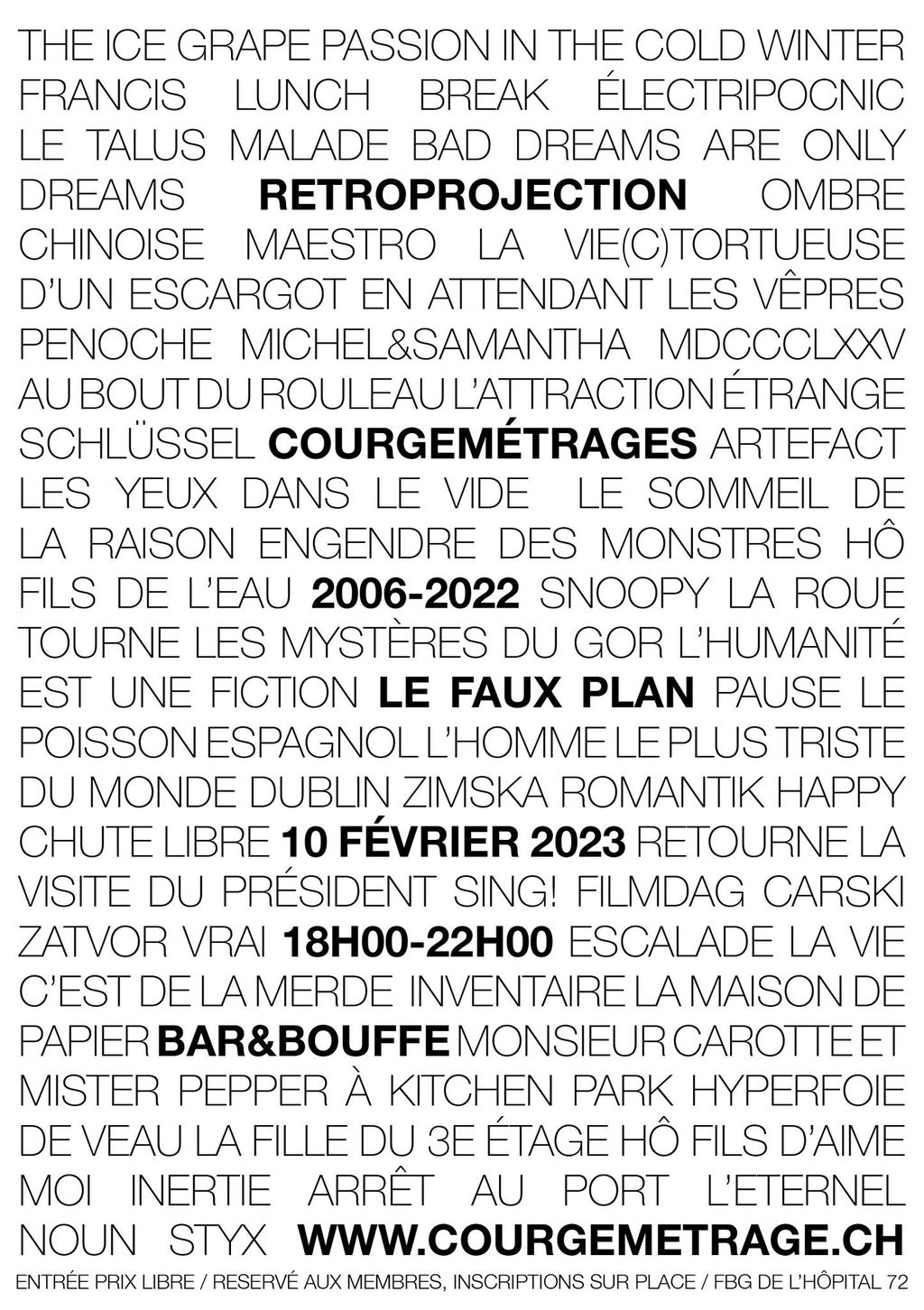 Poisson Courge Retrospective Fevrier 2023
