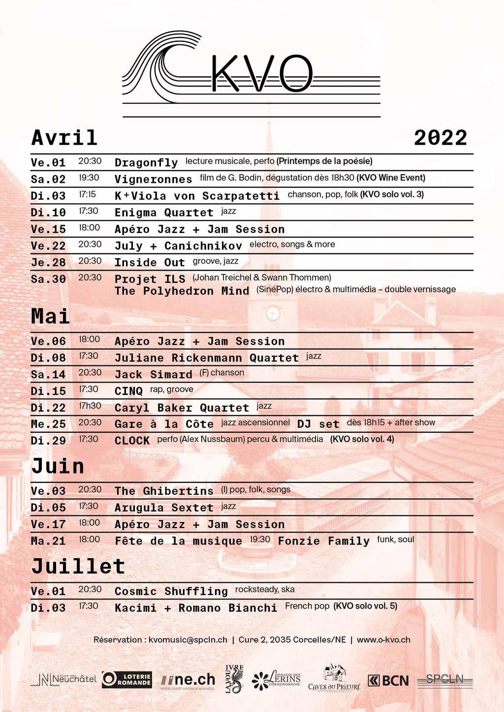 Affiche KVO Avril 2022