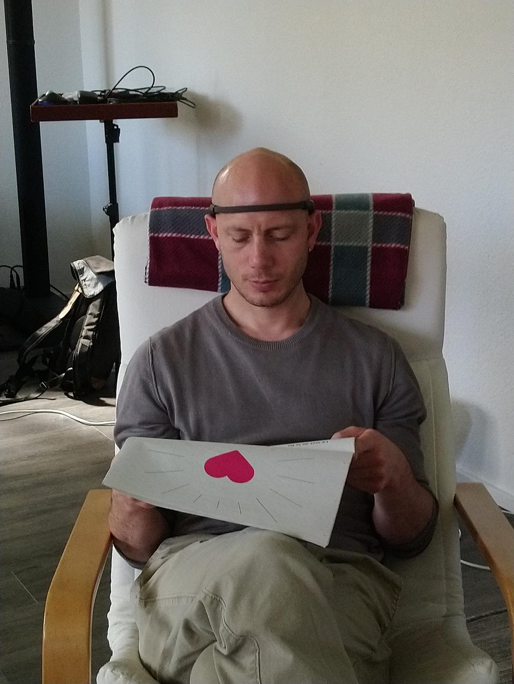 Pierre-Yves Diacon teste une interface cérébrale