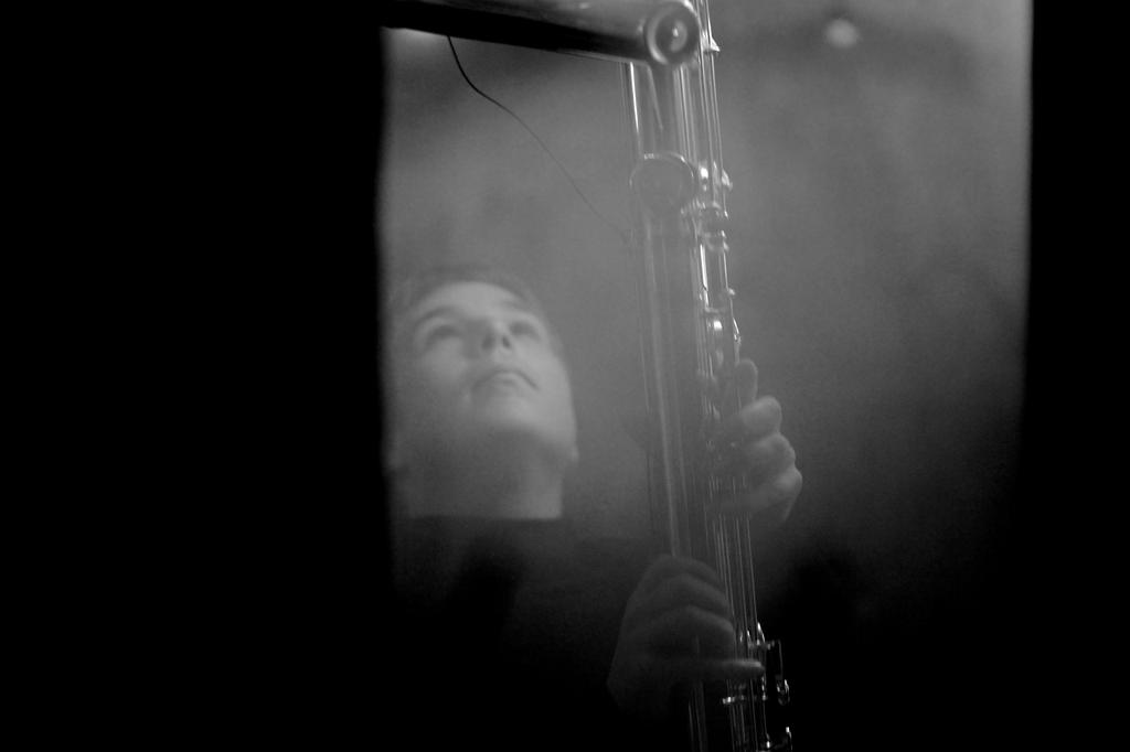 Barbara Minder et flûte contrebasse