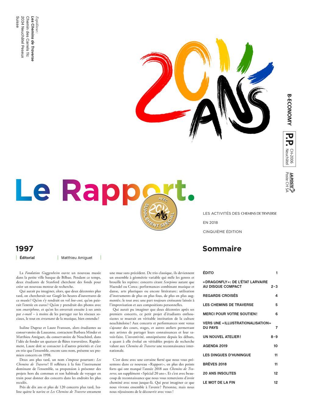 Le Rapport #5 - page 1